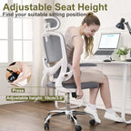 Ergonomic Office Chair High Back Mesh Design