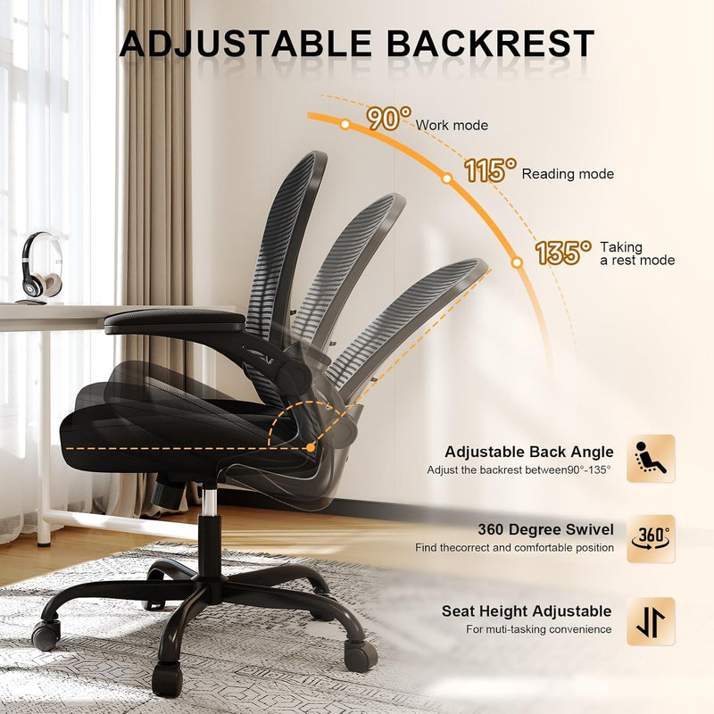 Ergonomic Office Chair High Back Mesh Desk