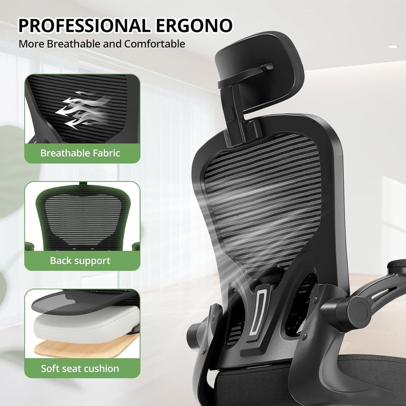 Ergonomic Office Chair High Back Mesh Desk