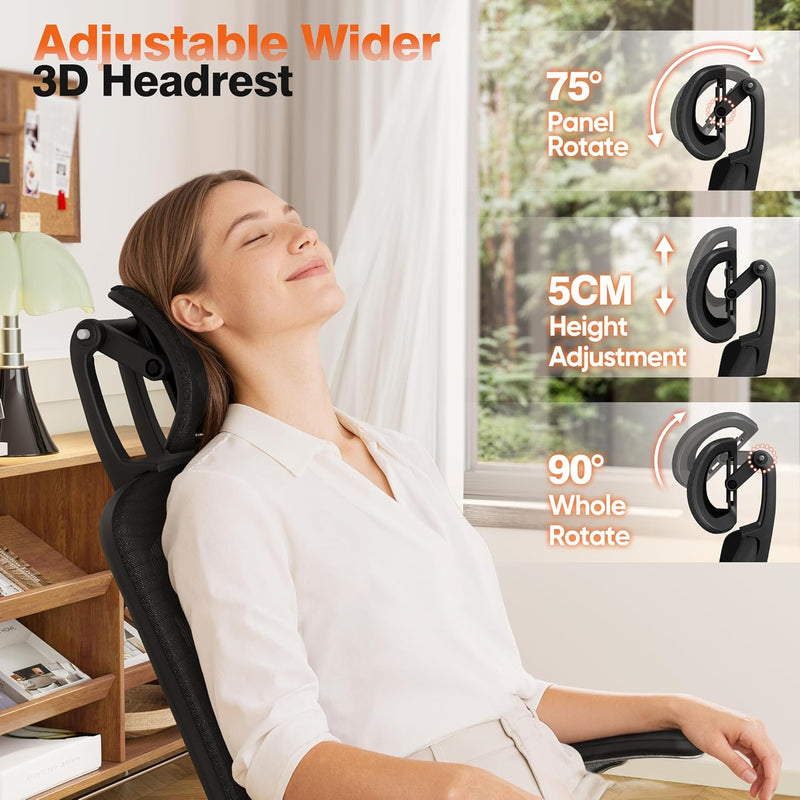Ergonomic Office Chair High Back Mesh Desk