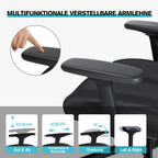 Ergonomic Office Chair Lift Up Mesh Backrest Desk