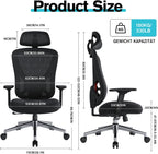 Ergonomic Office Chair Lift Up Mesh Backrest Desk