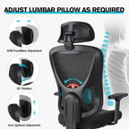 Ergonomic Office Chair Lift Up Mesh Backrest Desk
