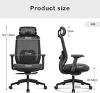 Ergonomic Office Chair Mesh Adjustable Lumbar Support