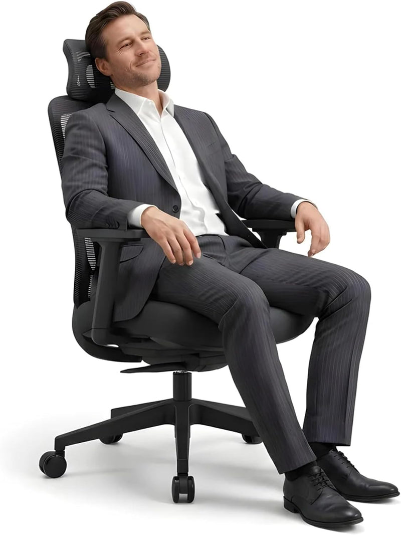 Ergonomic Office Chair Mesh Adjustable Lumbar Support