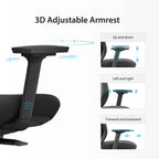 Ergonomic Office Chair Mesh Adjustable Lumbar Support