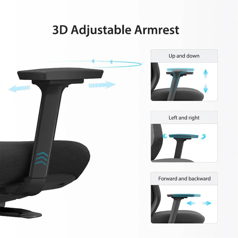 Ergonomic Office Chair Mesh Adjustable Lumbar Support