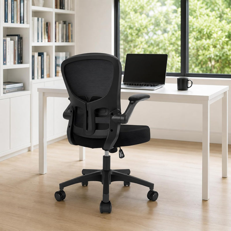 Ergonomic Office Chair Mesh Desk with Adjustable Lumbar