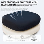 Ergonomic Office Chair Mesh Desk with Headrest Armrest