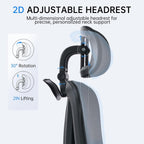 Ergonomic Office Chair Mesh Desk with Headrest Armrest