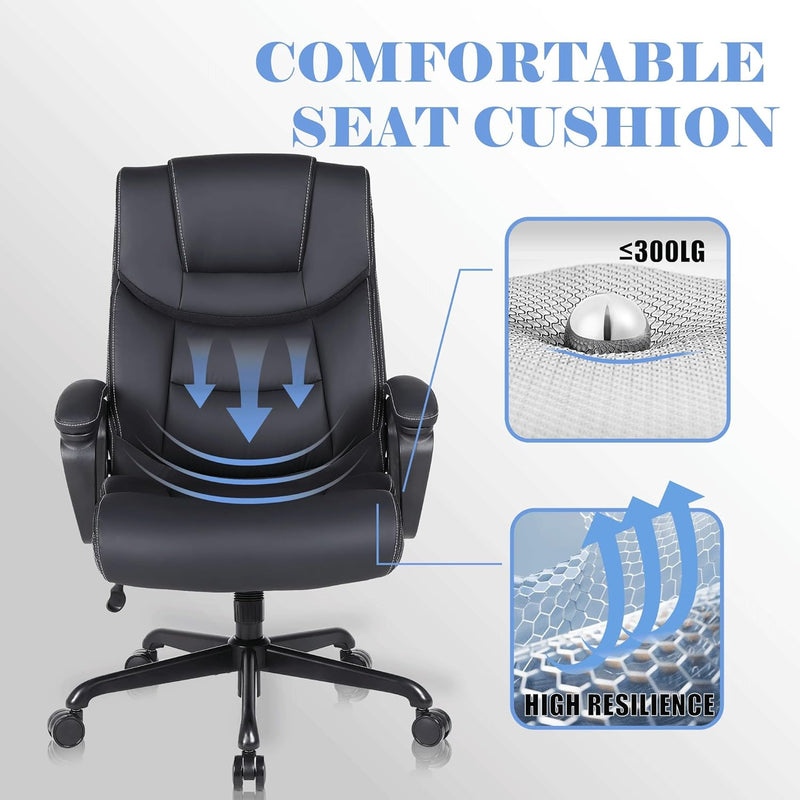 Ergonomic Office Chair PU Leather Executive Desk High