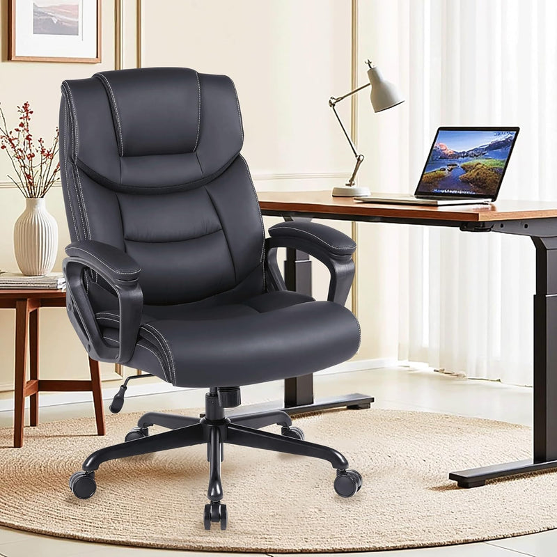 Ergonomic Office Chair PU Leather Executive Desk High