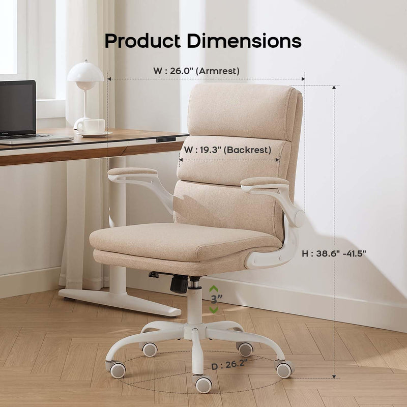 Ergonomic Office Chair with 3-Stage Back Support Executive