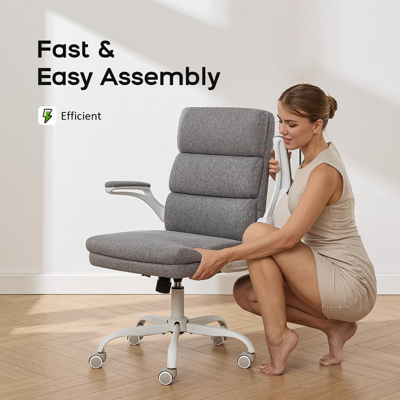 Ergonomic Office Chair with 3-Stage Back Support Executive