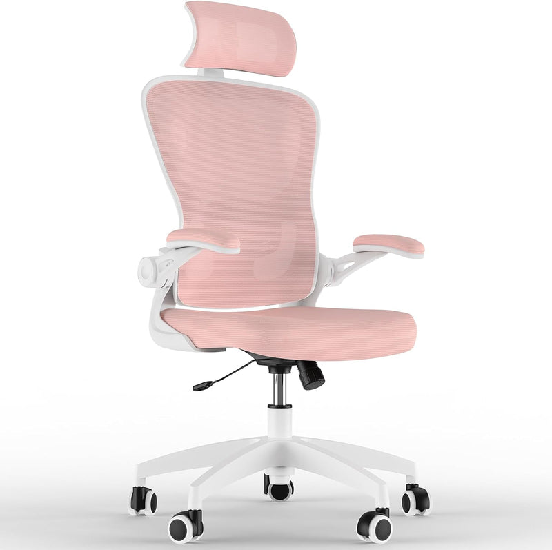 Ergonomic Office Chair with Adjustable Headrest and Lumbar