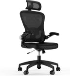 Ergonomic Office Chair with Adjustable Headrest and Lumbar