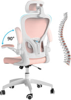 Ergonomic Office Chair with Adjustable Headrest and Lumbar