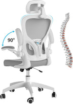 Ergonomic Office Chair with Adjustable Headrest and Lumbar