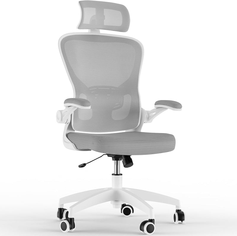 Ergonomic Office Chair with Adjustable Headrest and Lumbar