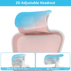 Ergonomic Office Chair with Adjustable Headrest and Lumbar