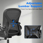 Ergonomic Office Chair with Adjustable Lumbar Support 136