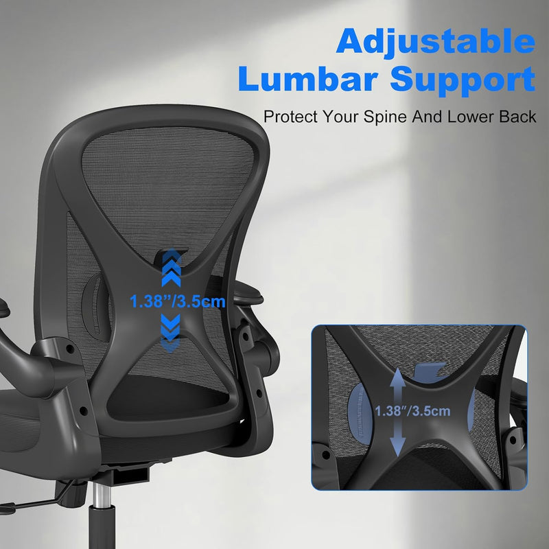 Ergonomic Office Chair with Adjustable Lumbar Support 136
