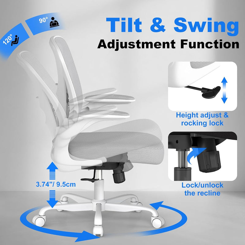 Ergonomic Office Chair with Adjustable Lumbar Support 136