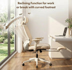 Ergonomic Office Chair with Foldable Backrest Folding Desk