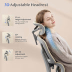 Ergonomic Office Chair with Footrest 5d Lumbar Support