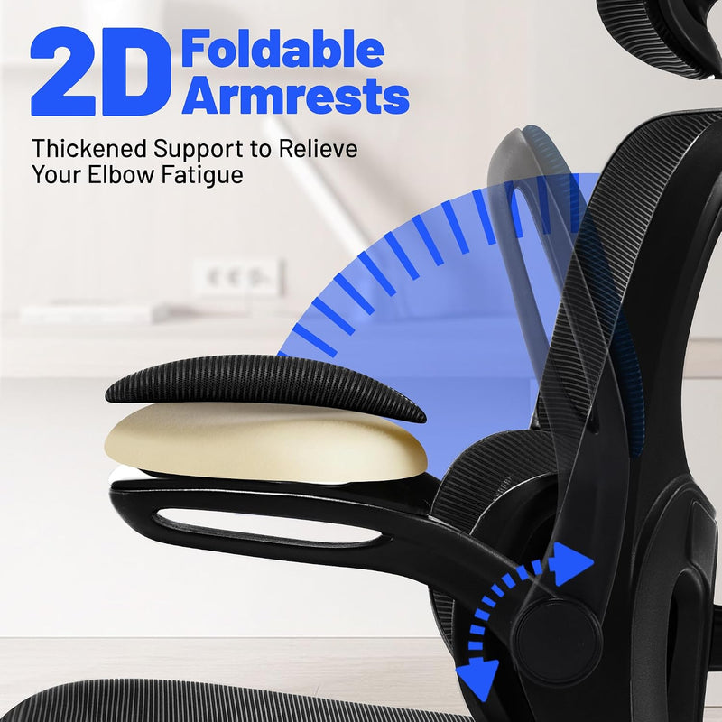 Ergonomic Office Chair with Headrest Lumbar Support