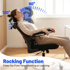 Ergonomic Office Chair with Headrest Lumbar Support