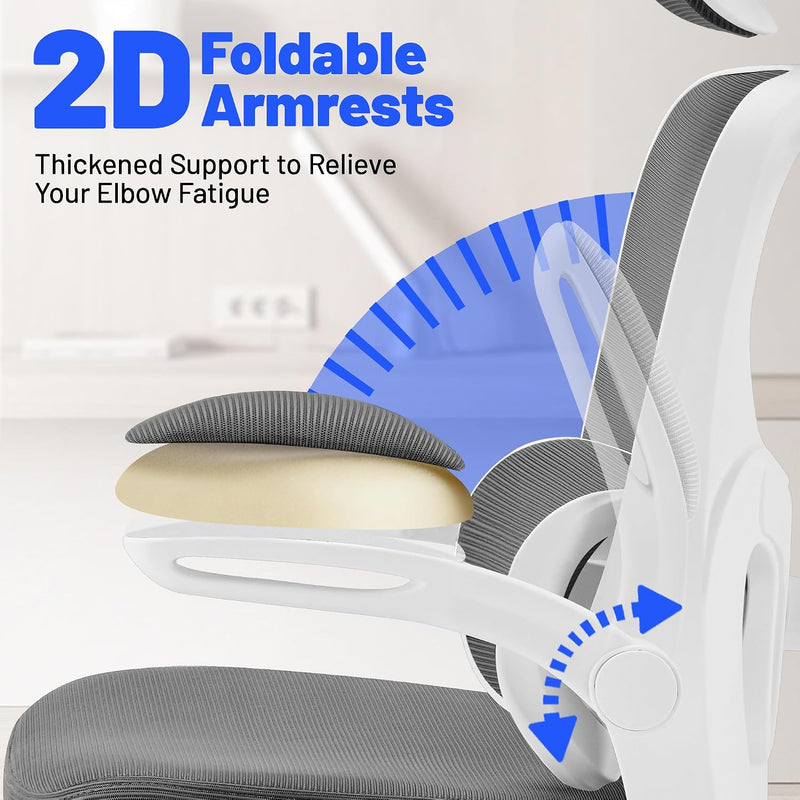 Ergonomic Office Chair with Headrest Lumbar Support