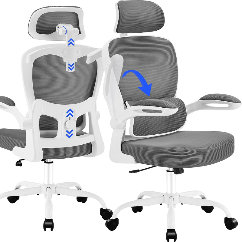 Ergonomic Office Chair with Headrest Lumbar Support