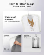 Ergonomic Office Desk Chair with Sliding Seat Depth