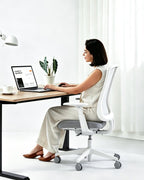 Ergonomic Office Desk Chair with Sliding Seat Depth