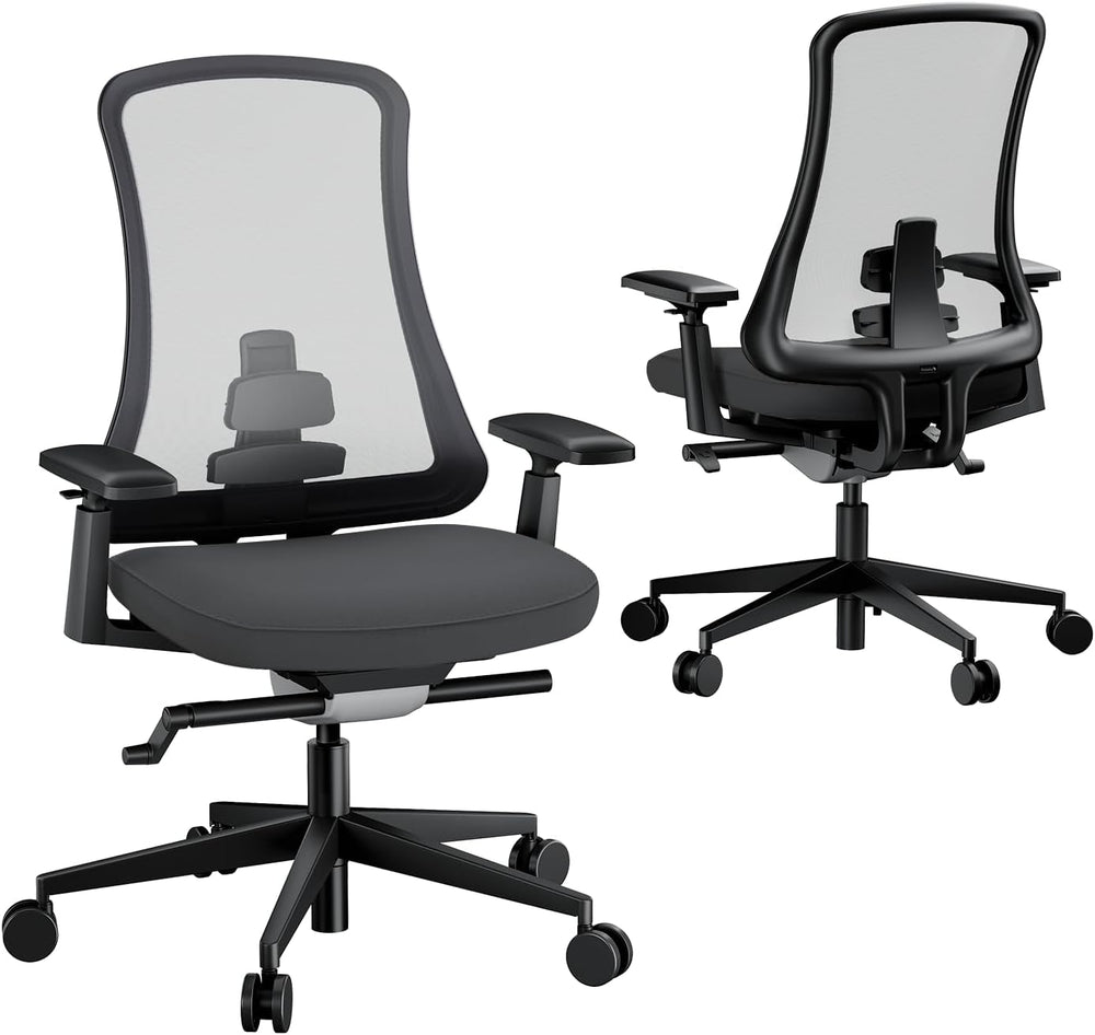 Ergonomic Office Desk Chair with Sliding Seat Depth