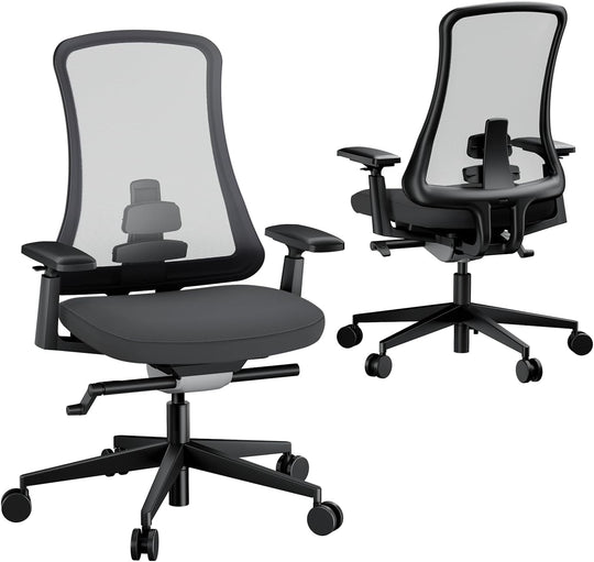Ergonomic Office Desk Chair with Sliding Seat Depth