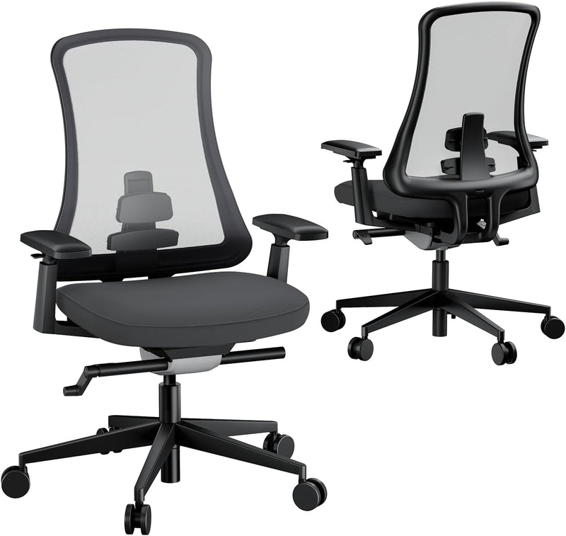 Ergonomic Office Desk Chair with Sliding Seat Depth