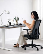 Ergonomic Office Desk Chair with Sliding Seat Depth
