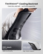 Ergonomic Office Desk Chair with Sliding Seat Depth