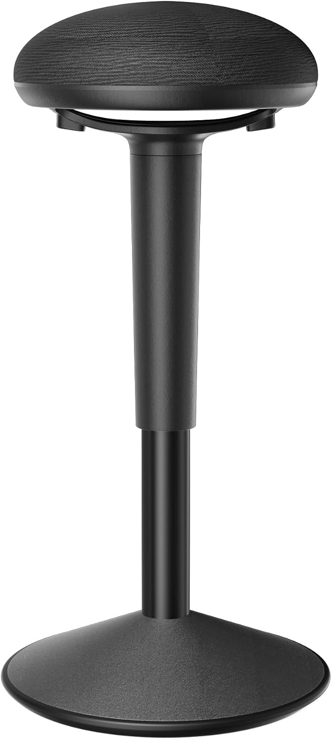 Ergonomic Wobble Stool for Standing Desk Height Adjustable