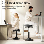 Ergonomic Wobble Stool for Standing Desk Height Adjustable