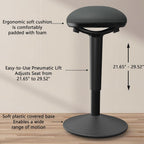 Ergonomic Wobble Stool for Standing Desk Height Adjustable