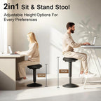 Ergonomic Wobble Stool for Standing Desk Height Adjustable