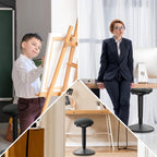 Ergonomic Wobble Stool for Standing Desk Height Adjustable