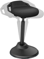 Ergonomic Wobble Stool for Standing Desk Height Adjustable