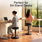 Ergonomic Wobble Stool for Standing Desk Height Adjustable