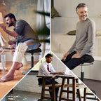 Ergonomic Wobble Stool for Standing Desk Height Adjustable