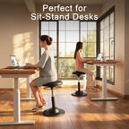 Ergonomic Wobble Stool for Standing Desk Height Adjustable