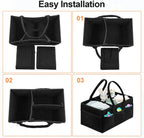 Esoes Nappy Caddy Essentials for Newborn Portable Baby